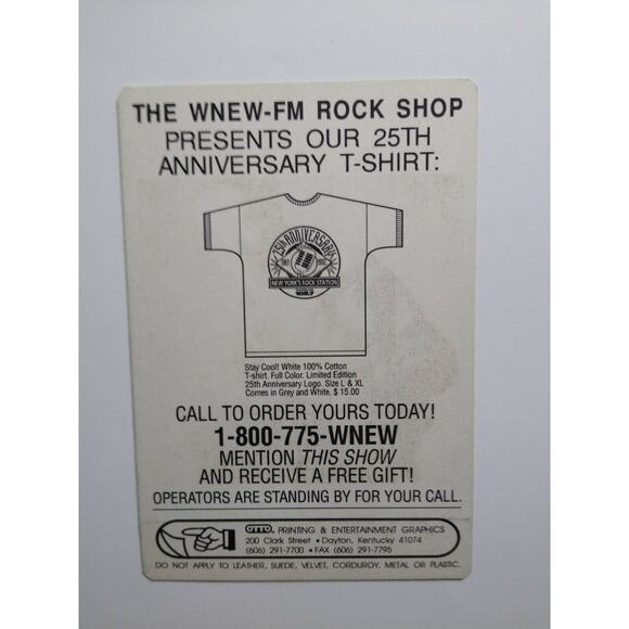 Bruce Springsteen Human Touch Backstage Pass Original 1992 Tour Rock Hot Photo - Picture 3 of 4